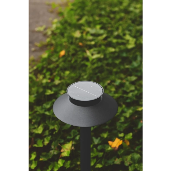 Solarna lampa ogrodowa Justina IP44 - Nordlux, czarna 2418098003