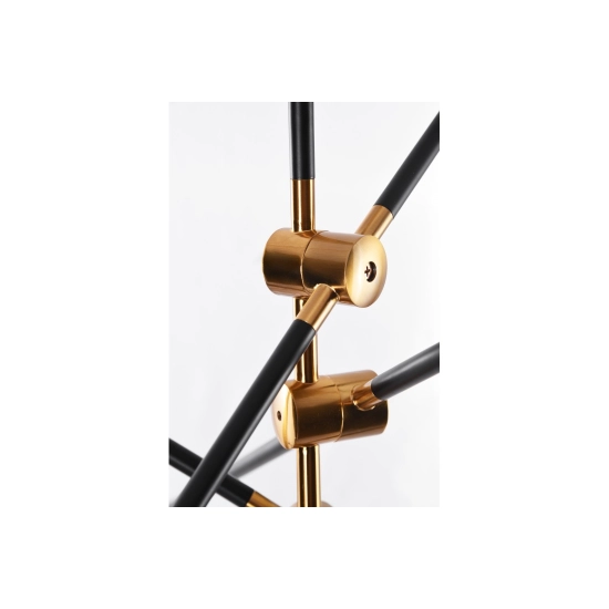 Lampa wisząca Solen 6 (black/gold) AZ4700 AZZARDO