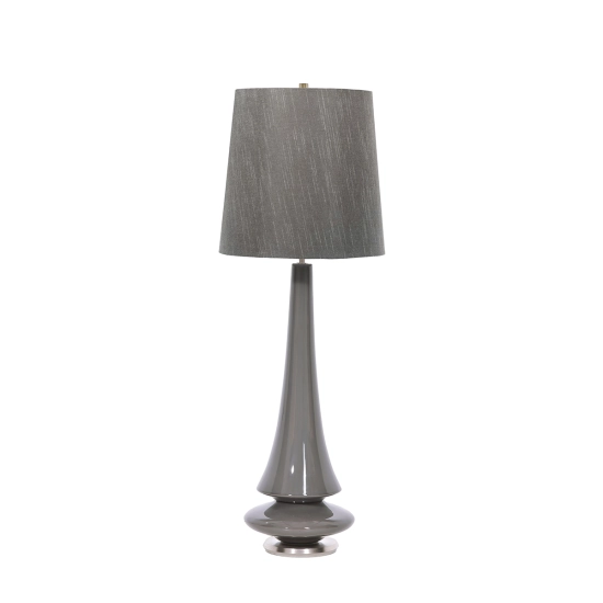 kinkiecik.pl Lampa stołowa Spin – 1 źródło światła – Szara SPIN-TL-GREY Elstead Lighting