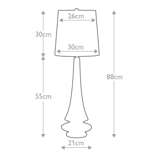 Lampa stołowa Spin – 1 źródło światła – Szara SPIN-TL-GREY Elstead Lighting
