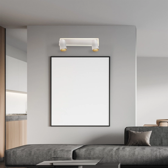 Spot Parma 2 2xGU10 + 1xLED CCT biały LP-0612/2WS WH LIGHT PRESTIGE