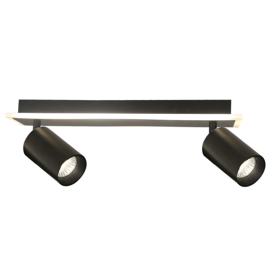 Spot Parma 2 2xGU10 + 1xLED CCT czarny LP-0612/2WS BK LIGHT PRESTIGE