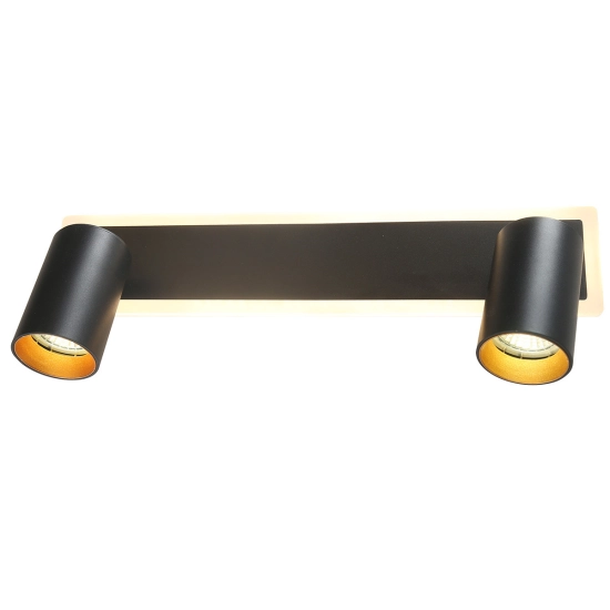 Spot Parma 2 2xGU10 + 1xLED CCT czarny LP-0612/2WS BK LIGHT PRESTIGE