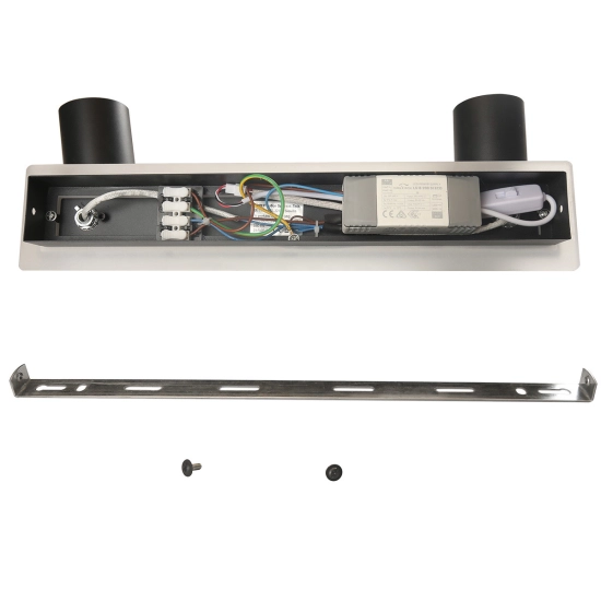 Spot Parma 2 2xGU10 + 1xLED CCT czarny LP-0612/2WS BK LIGHT PRESTIGE