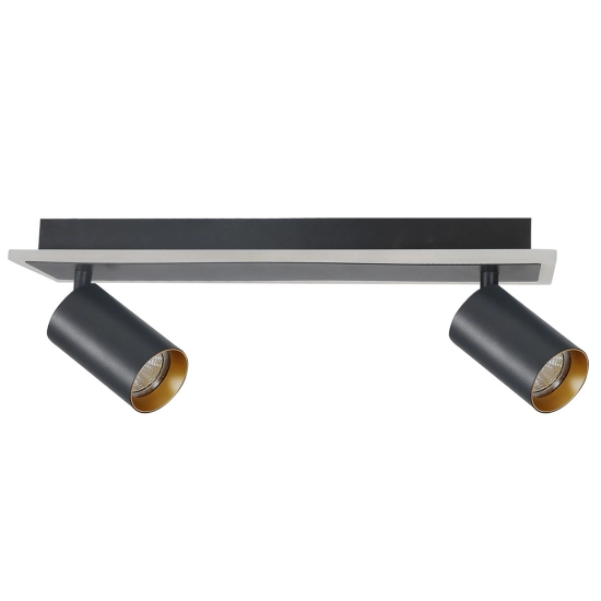 Spot Parma 2 2xGU10 + 1xLED CCT czarny LP-0612/2WS BK LIGHT PRESTIGE