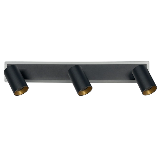 Spot Parma 3 3xGU10 + 1xLED CCT czarny LP-0612/3WS BK LIGHT PRESTIGE
