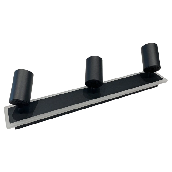 Spot Parma 3 3xGU10 + 1xLED CCT czarny LP-0612/3WS BK LIGHT PRESTIGE
