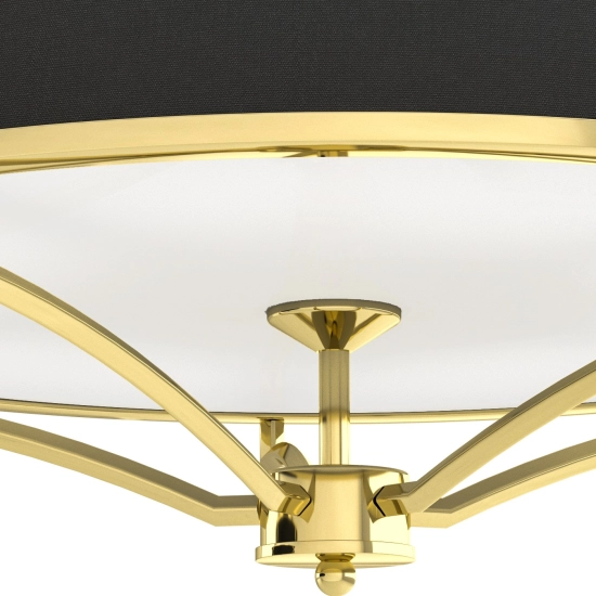kinkiecik.pl Plafon Stesso PL Gold / Nero L ORLICKI