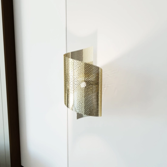 Kinkiet SPIRAL GOLD 1359/1 EMIBIG Lighting