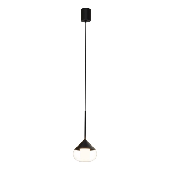 Lampa Wisząca Suza 1xLED czarna PL0103-BK yaskr