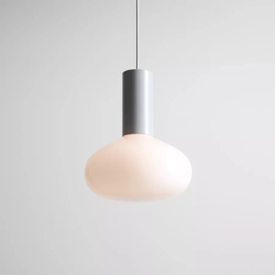 LAMPA WISZĄCA FLO SZARY M (opal glass) 7000G22_M Aldex - zdjęcie dodatkowe 3