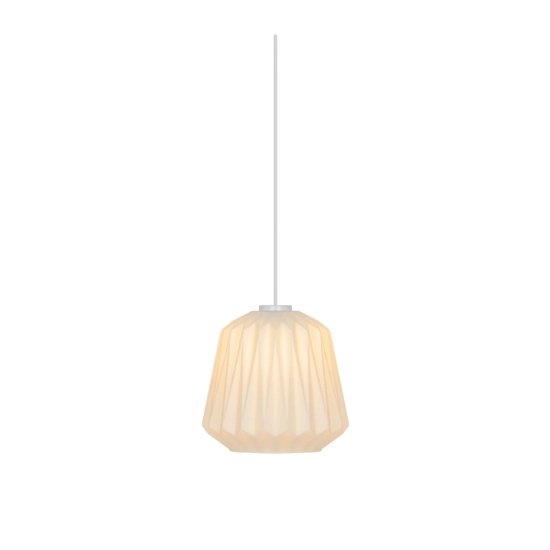 Lampa wisząca Elbie – elegancka lampa z plisowanym kloszem 2612323001 Nordlux