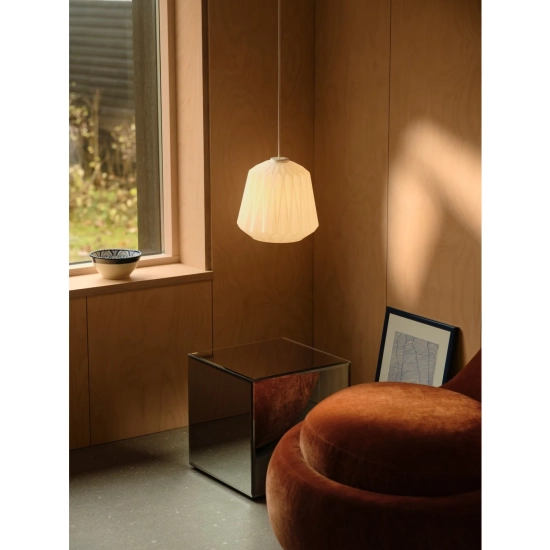 Lampa wisząca Elbie – elegancka lampa z plisowanym kloszem 2612323001 Nordlux