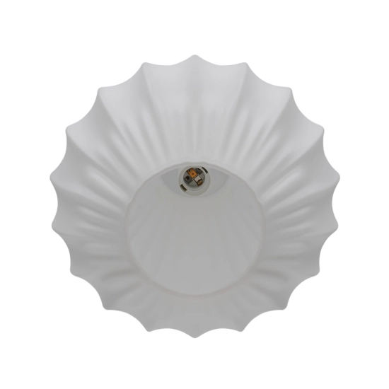 Szklana lampa wisząca Sallino – elegancka lampa z plisowanym kloszem 2612363001 Nordlux