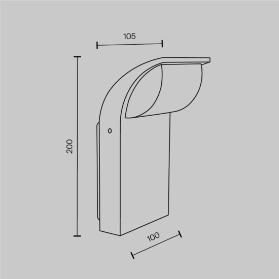 Lampa ścienna (kinkiet) Stock O446WL-L7GF3K Maytoni - zdjęcie dodatkowe 5