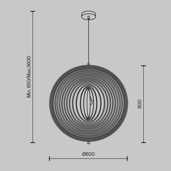 Lampa wisząca Roots MOD197PL-01W2 Maytoni - zdjęcie dodatkowe 4