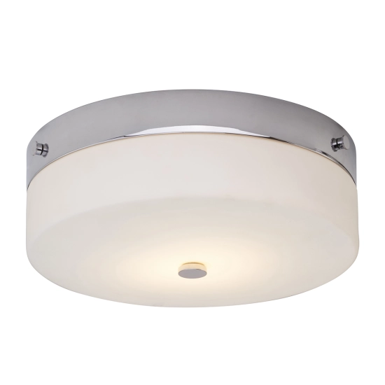 kinkiecik.pl Duży plafon Tamar – 1 źródło światła – Polerowany chrom TAMAR-F-L-PC Elstead Lighting