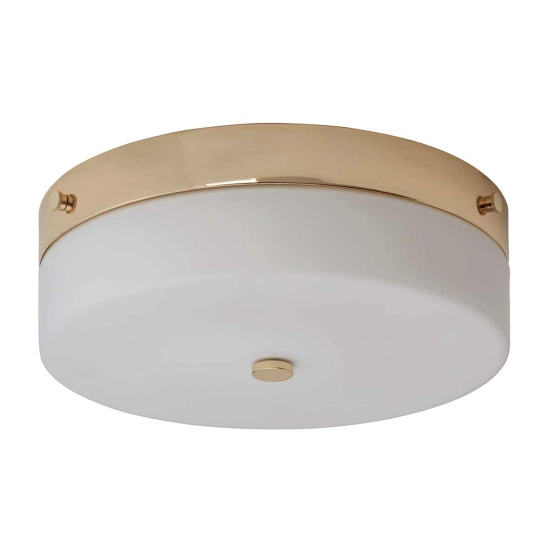 Duży plafon Tamar – 1 źródło światła – Polerowane złoto TAMAR-F-L-PG Elstead Lighting