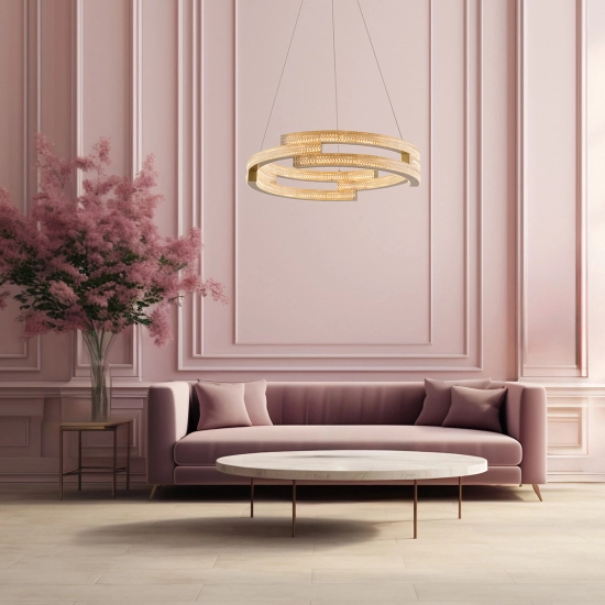 Lampa wisząca Tarja LED CCT złota LP-1810/1P GD LIGHT PRESTIGE