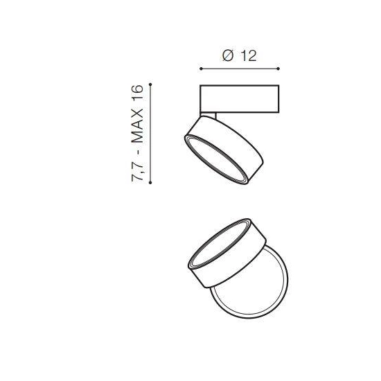 Plafon Mona 18W 3000K (white) AZ4546 AZZARDO