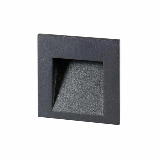 kinkiecik.pl TESS SQ wpuszczana antracyt 230V LED 3W IP54 3000K R12015 Rendl light studio