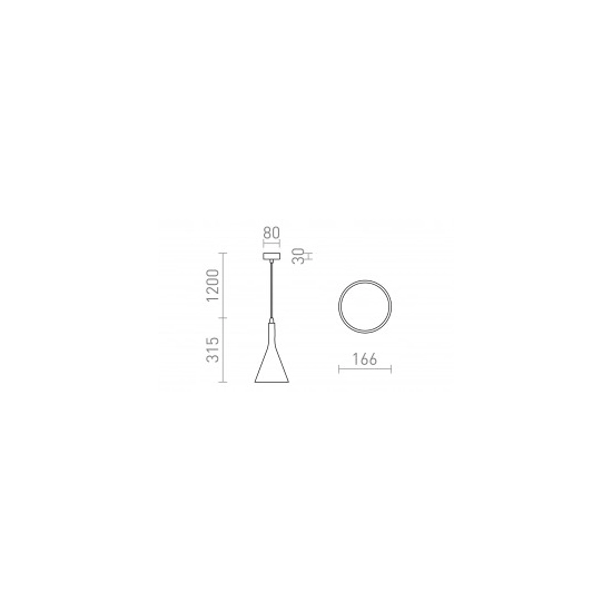 ELLA wisząca gipsowa 230V LED E27 15W R13788 Rendl light studio