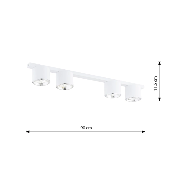 Lampa sufitowa NANO 4 WHITE 1311/4 EMIBIG Lighting