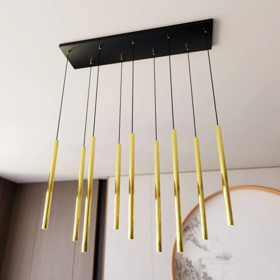 Lampa wisząca SELTER 9 GOLD 1332/9 EMIBIG Lighting