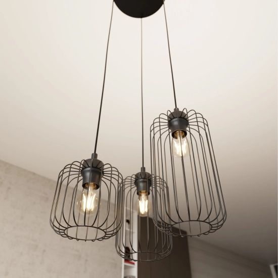 Lampa wisząca VANDER 3PREM BL 1365/3PREM EMIBIG Lighting