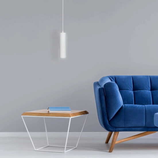 Tokio wisząca 1 Tuba Biała LP-787/1P WH LIGHT PRESTIGE