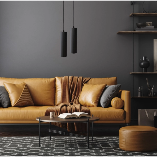 Tokio wisząca 1 Tuba Czarna LP-787/1P BK LIGHT PRESTIGE