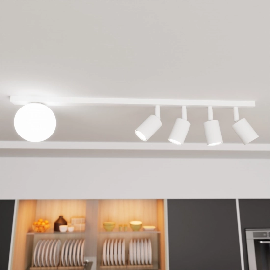 Lampa sufitowa BASTER 5 WHITE 1315/5 EMIBIG Lighting