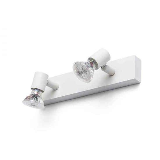kinkiecik.pl TRICA II ścienna biała 230V GU10 2x25W R13373 Rendl light studio