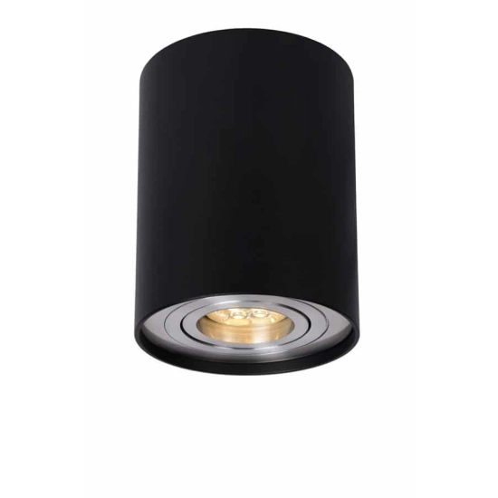 TUBE spot sufitowy Ø 9,6 cm GU10 czarny 22952/01/30 Lucide - zdjęcie produktu
