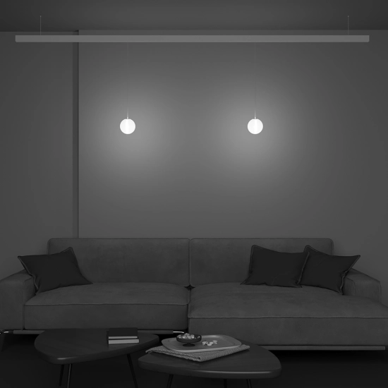 Lampa szynowa podwieszana Luna Exility 2700-6000K 6W 360° Dim Dali1 TR039-4-5WTW-DD-B Maytoni - zdjęcie dodatkowe 3
