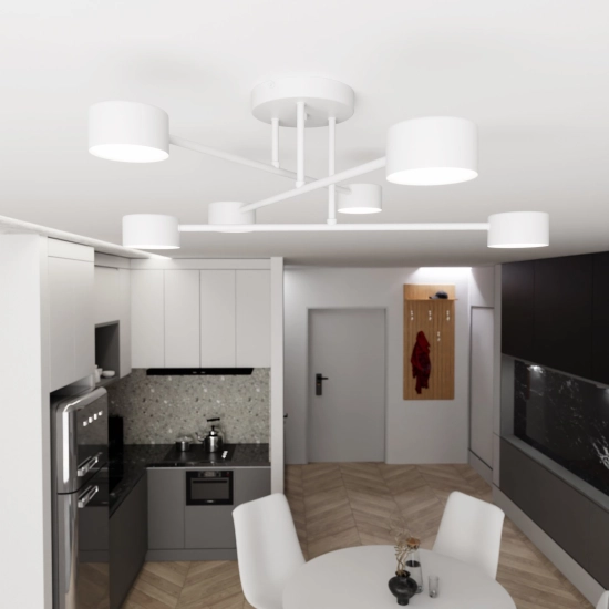 Lampa sufitowa HALO 6 WHITE 1356/6 EMIBIG Lighting