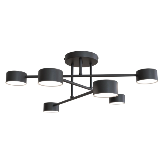 Lampa sufitowa HALO 6 BLACK 1355/6 EMIBIG Lighting