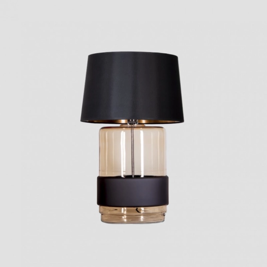 UMBRIEL AMBER/BLACK lampa stołowa L250110250 4Concepts