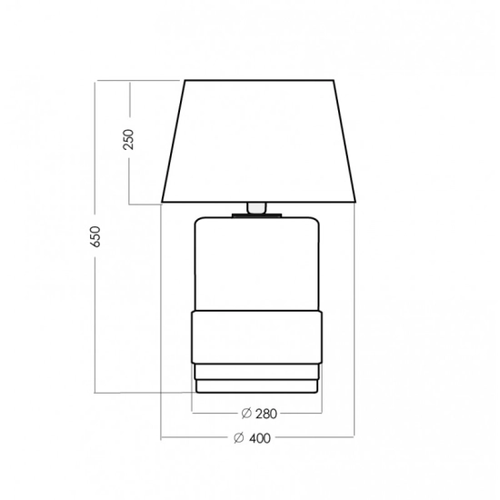 UMBRIEL BLACK/BLACK lampa stołowa L250112250 4Concepts L250112250 - zdjęcie 2