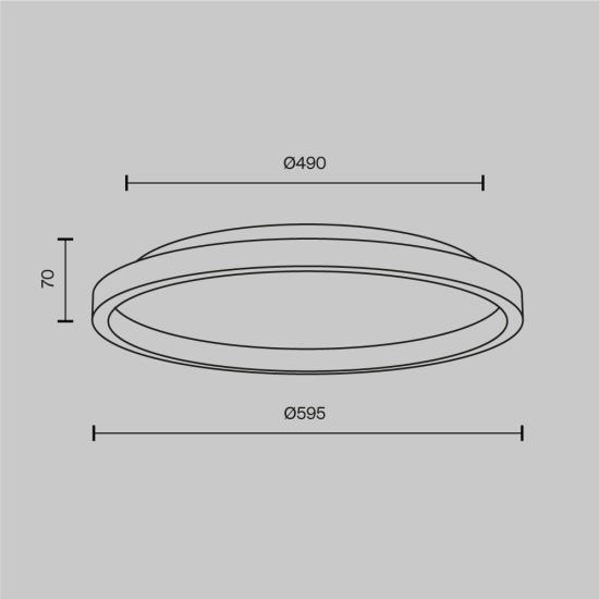Lampa sufitowa Orign MOD311CL-L40B3K Maytoni - zdjęcie dodatkowe 4