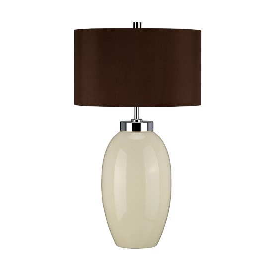 kinkiecik.pl Mała lampa stołowa Victor – 1 źródło światła – Kremowa VICTOR-SM-TL-CR Elstead Lighting