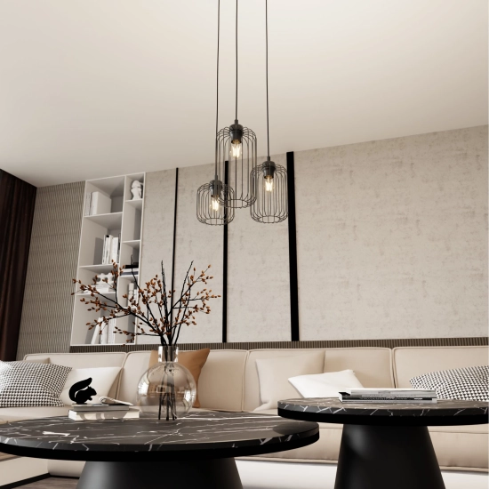 Lampa wisząca VANDER 3PREM BL 1365/3PREM EMIBIG LightingG Lighting