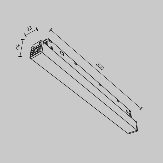 Łącznik zasilania wpuszczany 48V Exility, 100W, biały TRX034DR4-100W-1 Maytoni - zdjęcie dodatkowe 3