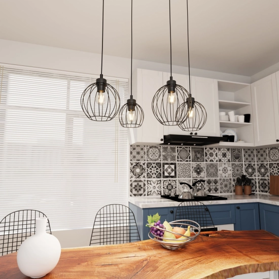 Lampa wisząca NANDO 4 BL 1369/4 EMIBIG Lighting