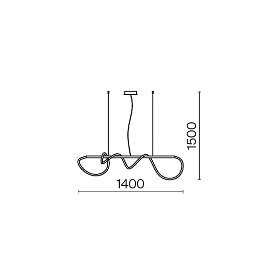 Lampa wisząca Tau MOD166PL-L30G3K Maytoni - zdjęcie dodatkowe 4