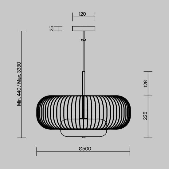 Lampa wisząca Levitation MOD376PL-L30G3K Maytoni - zdjęcie dodatkowe 7