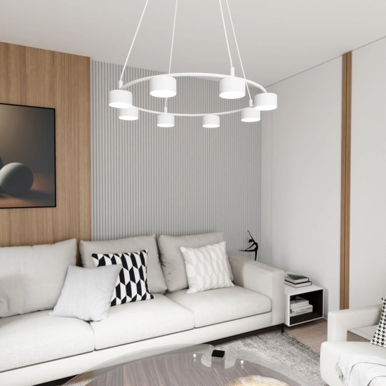 Lampa wisząca STARLIT 8 WHITE 1373/8 EMIBIG Lighting
