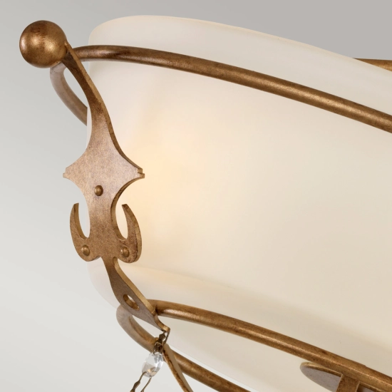 Lampa wisząca Windsor – 3 źródła światła – Złota patyna WINDSOR-SF-GOLD Elstead Lighting