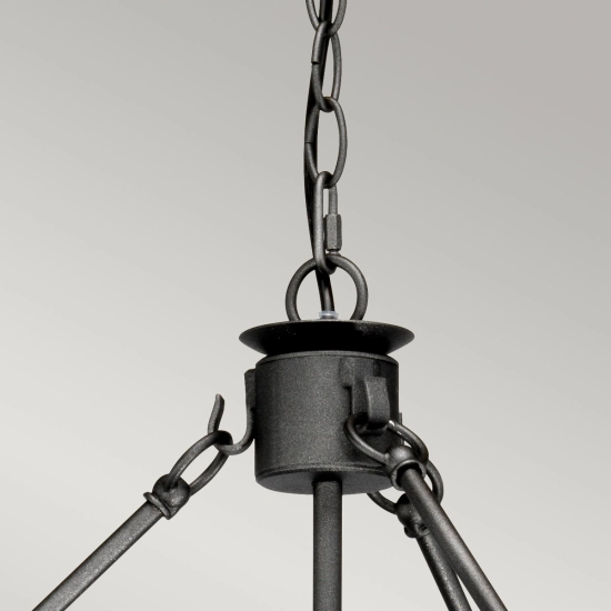 Żyrandol Windsor – 12 źródeł światła – Grafitowe WINDSOR12-GR Elstead Lighting