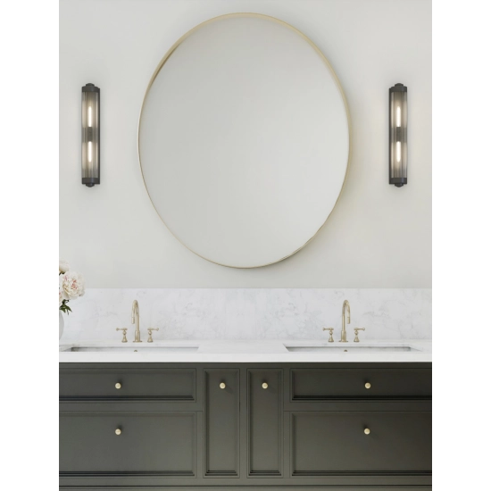 Kinkiet Fumi Parette Nero IP44 OR84498 Open Design Highlights